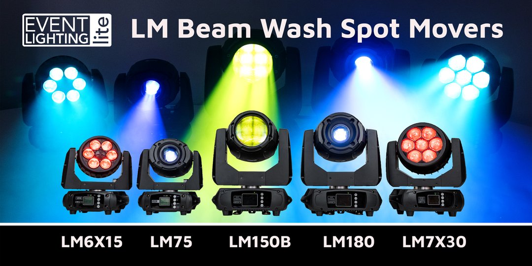 Expanded Event Lighting Lite LM Moving Head Series Available Now