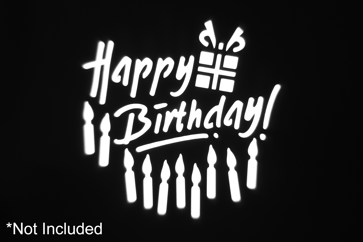 GOBO30 - 30W Gobos Birthday