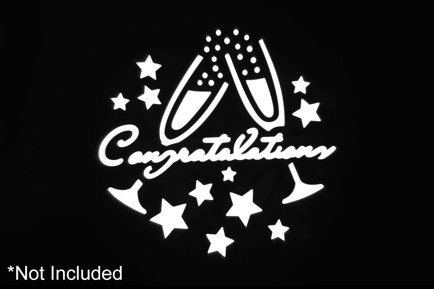 GOBO30 - 30W Gobos Congratulations