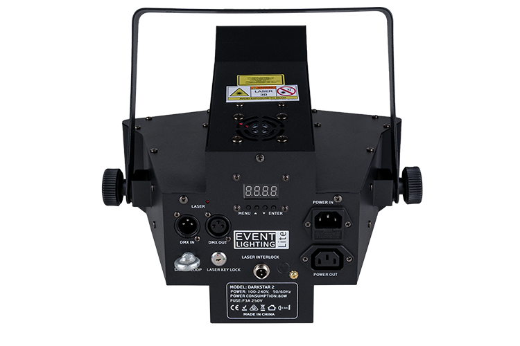 Event Lighting Lite Darkstar2 Effect Light with Beam, Strobe and Laser