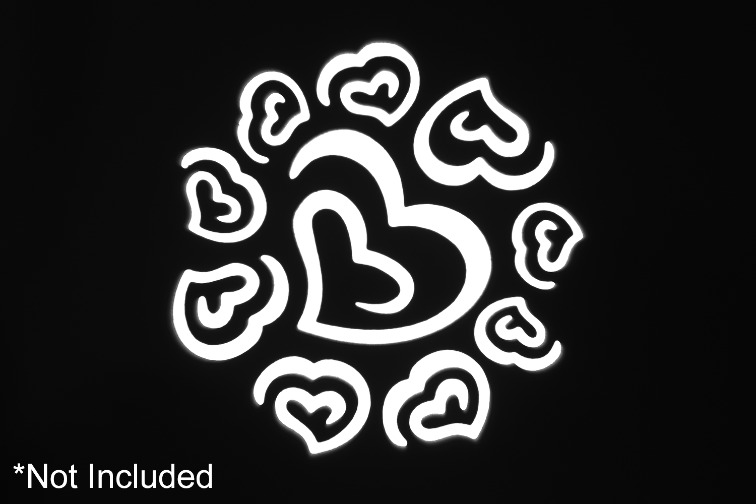 GOBO30 - 30W Gobos Hearts
