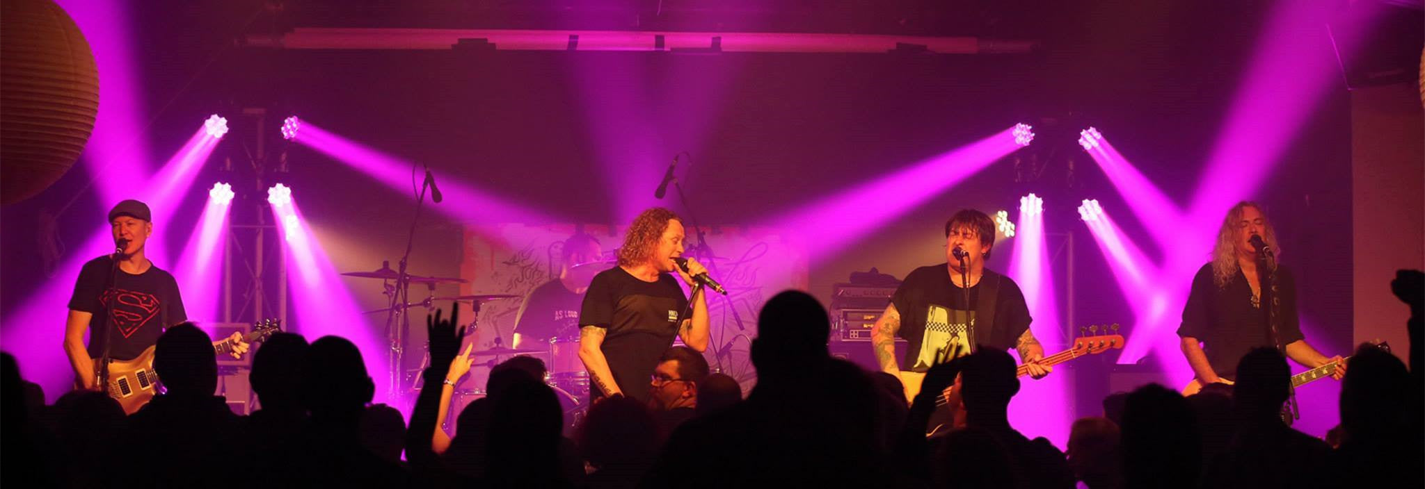 Event Lighting at the Screaming Jets performing