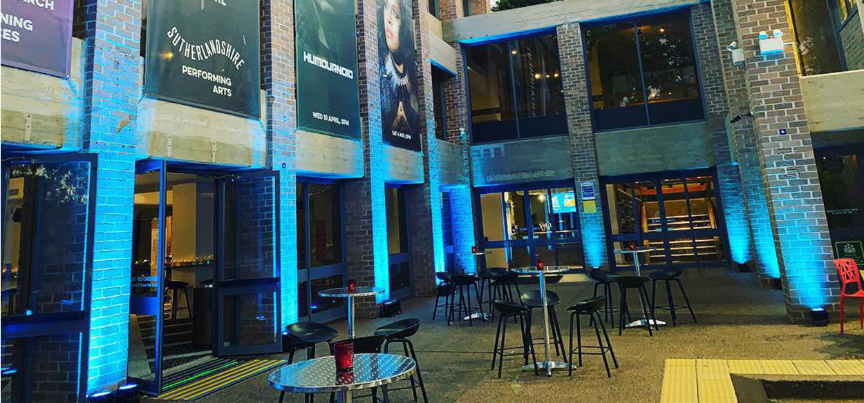 Outdoor Fixtures for LKR Productions at Sutherland Entertainment Centre