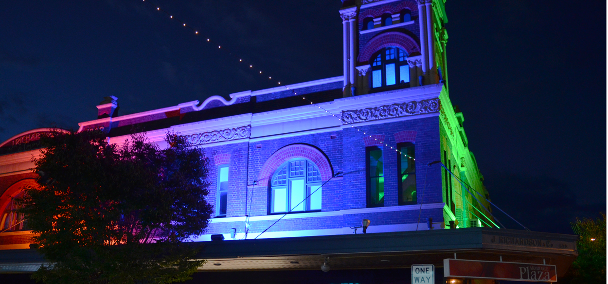 Event Lighting lights up Colour New England St Arts Festival