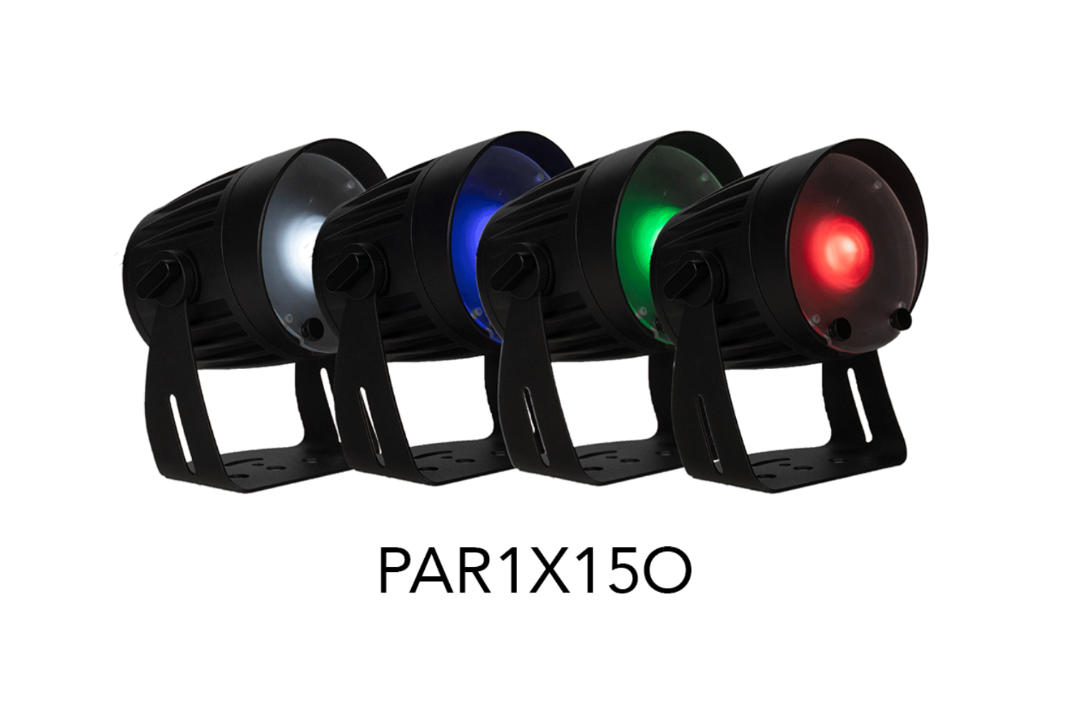 EVENT LIGHTING  PAR1X15O - Outdoor 1x 15W RGBW Pro PAR with Wireless DMX