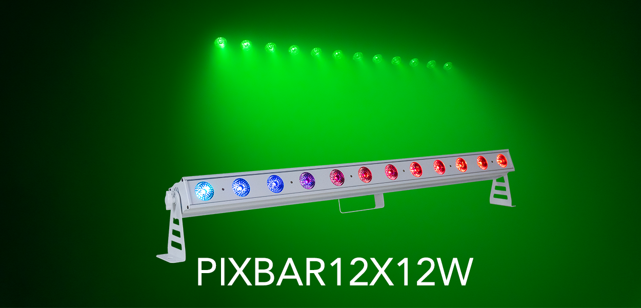 Event Lighting PIXBAR12X12W in White Now Available
