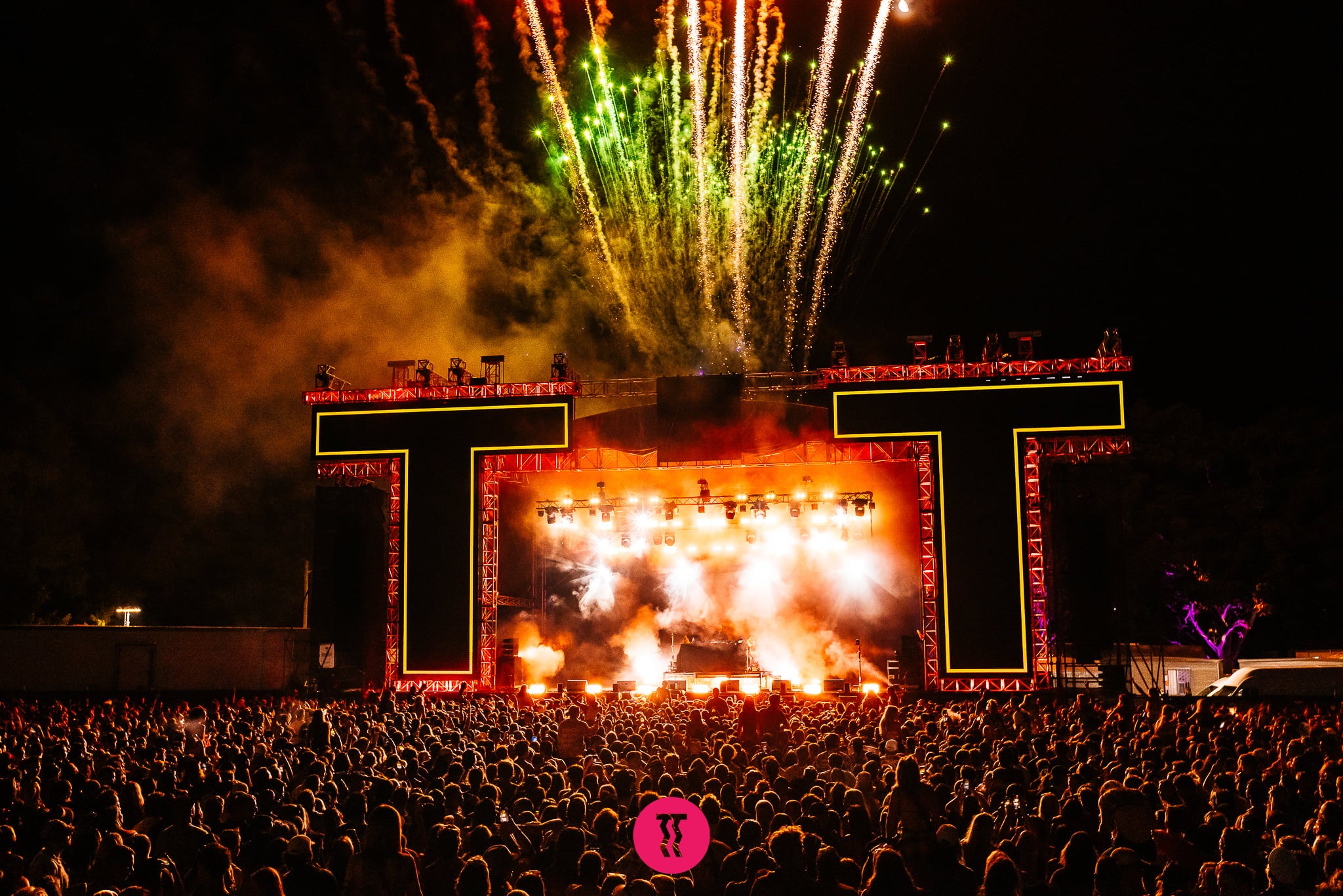 Event Lighting for This That Festival in Newcastle with Stage Light