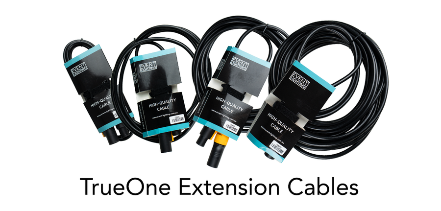 New TrueOne Extension Cables – Event Lighting