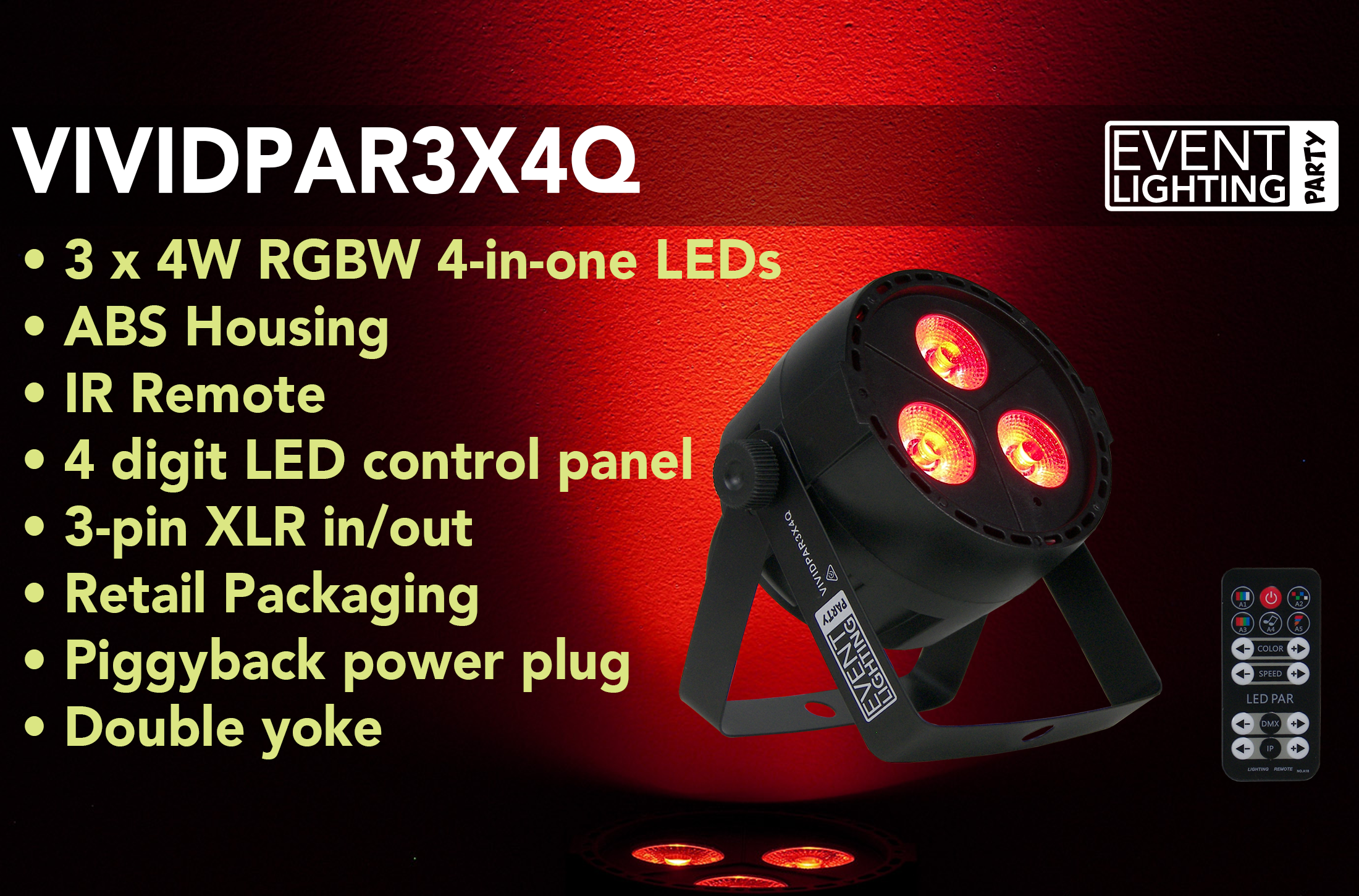 Product Spotlight - Event Lighting Party VIVIDPAR3X4Q