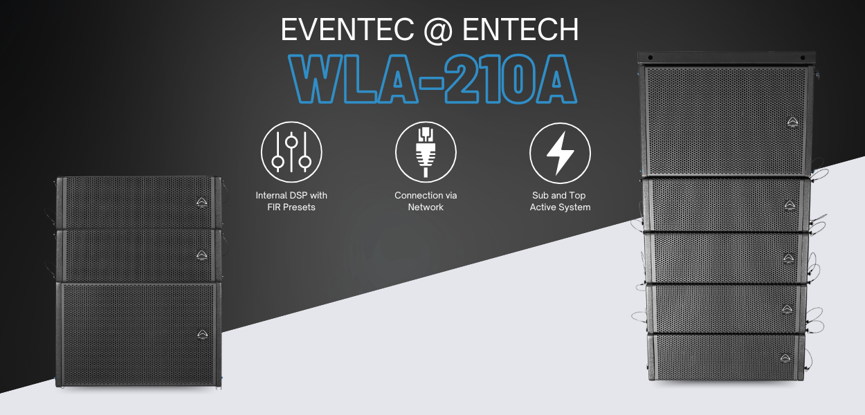 Wharfedale Pro WLA-210A Active Line Array – Event Lighting