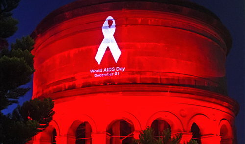 Event Lighting at World AIDS Day in Australia