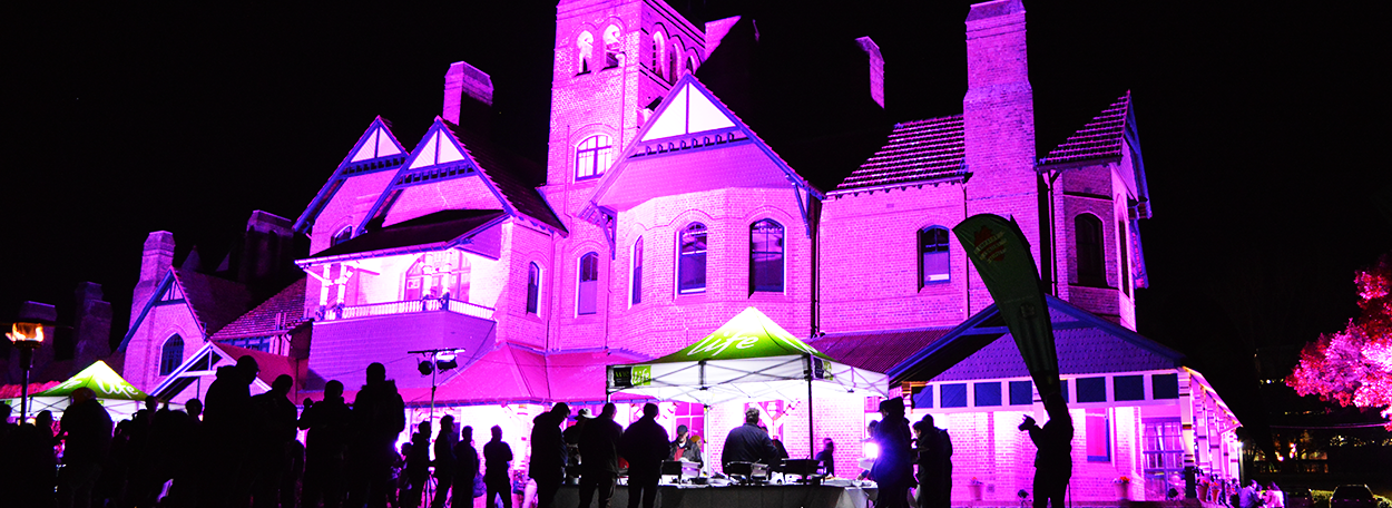 Macsound Utilise Event Lighting at Booloominbah Historic House