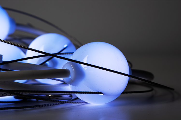 Event Lighting PIXBALLS2 Outdoor Festoon Lighting System, blue