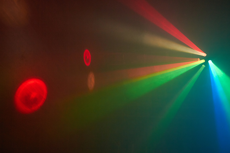 Event Lighting Lite - DARKSTAR - 2-in-1 Effect (Fat Beam + White Strobe) with Remote