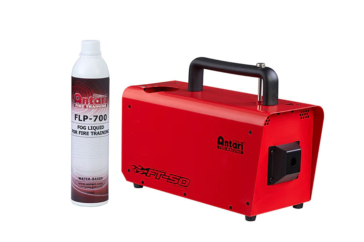 Antari FT-50 fire training machine and FLP-700 liquid