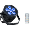 Event Lighting PAR6X12OB battery parcan front with remote
