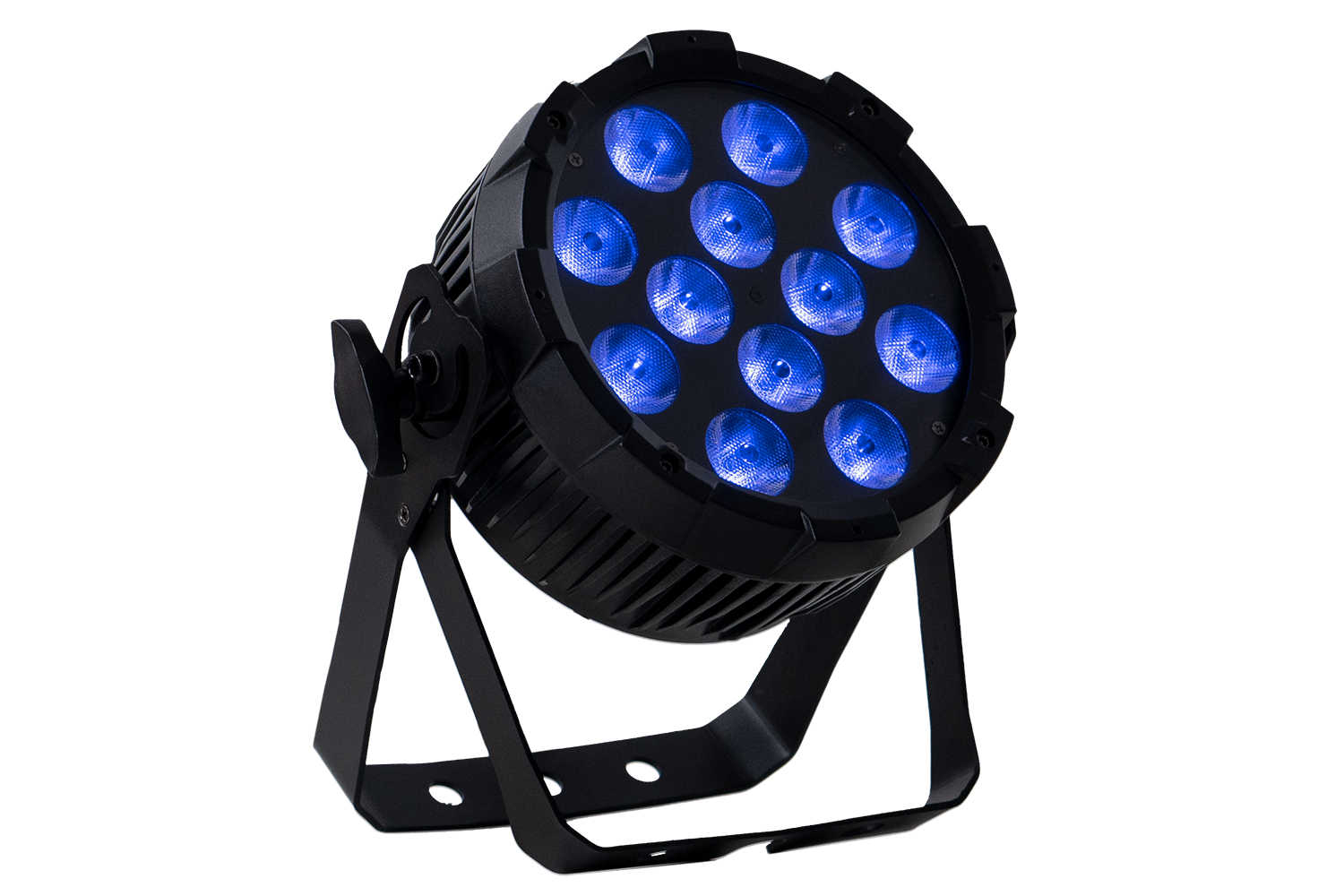 Event Lighting PAR12X8A parcan front, blue