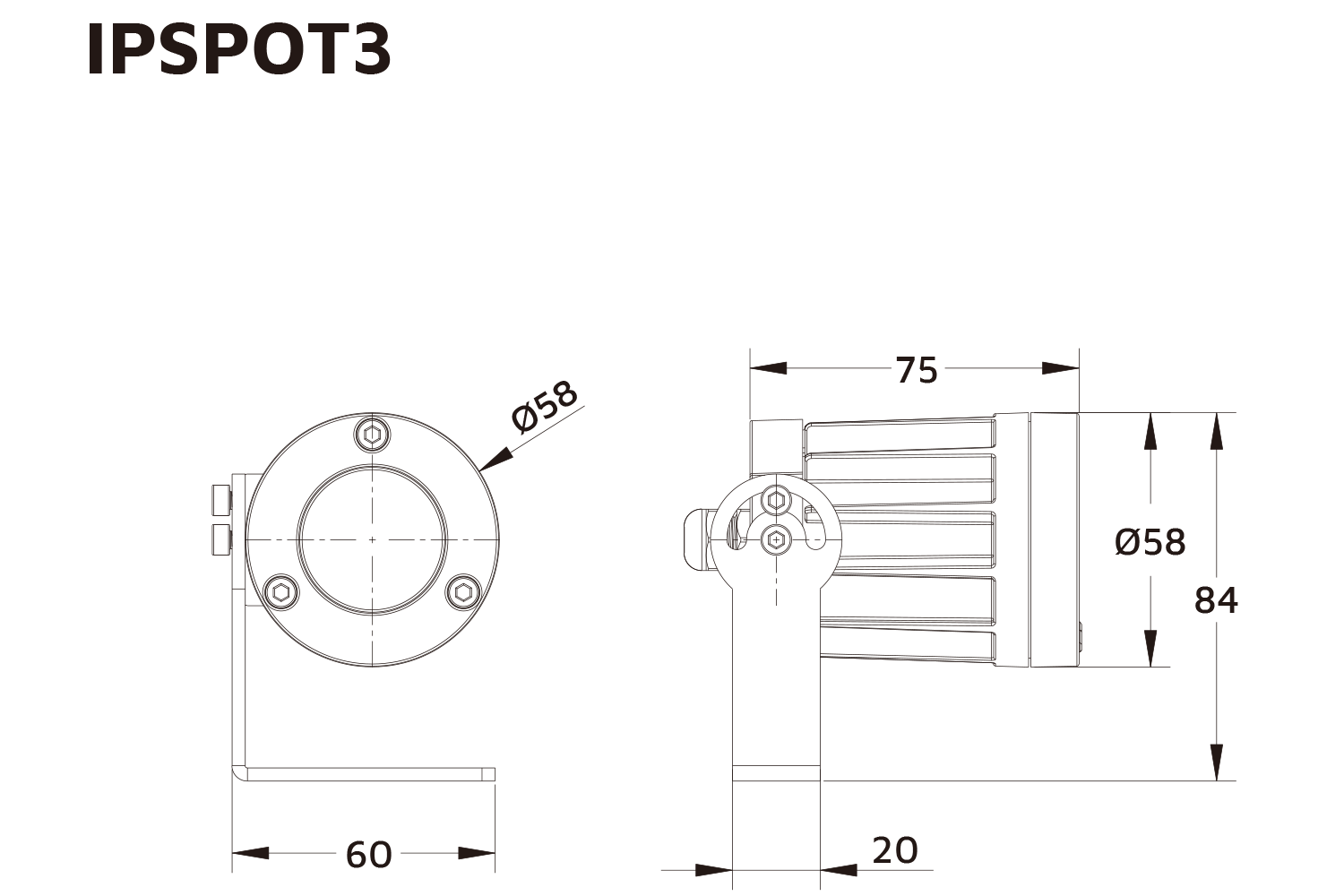 Event Lighting IP Spot Light