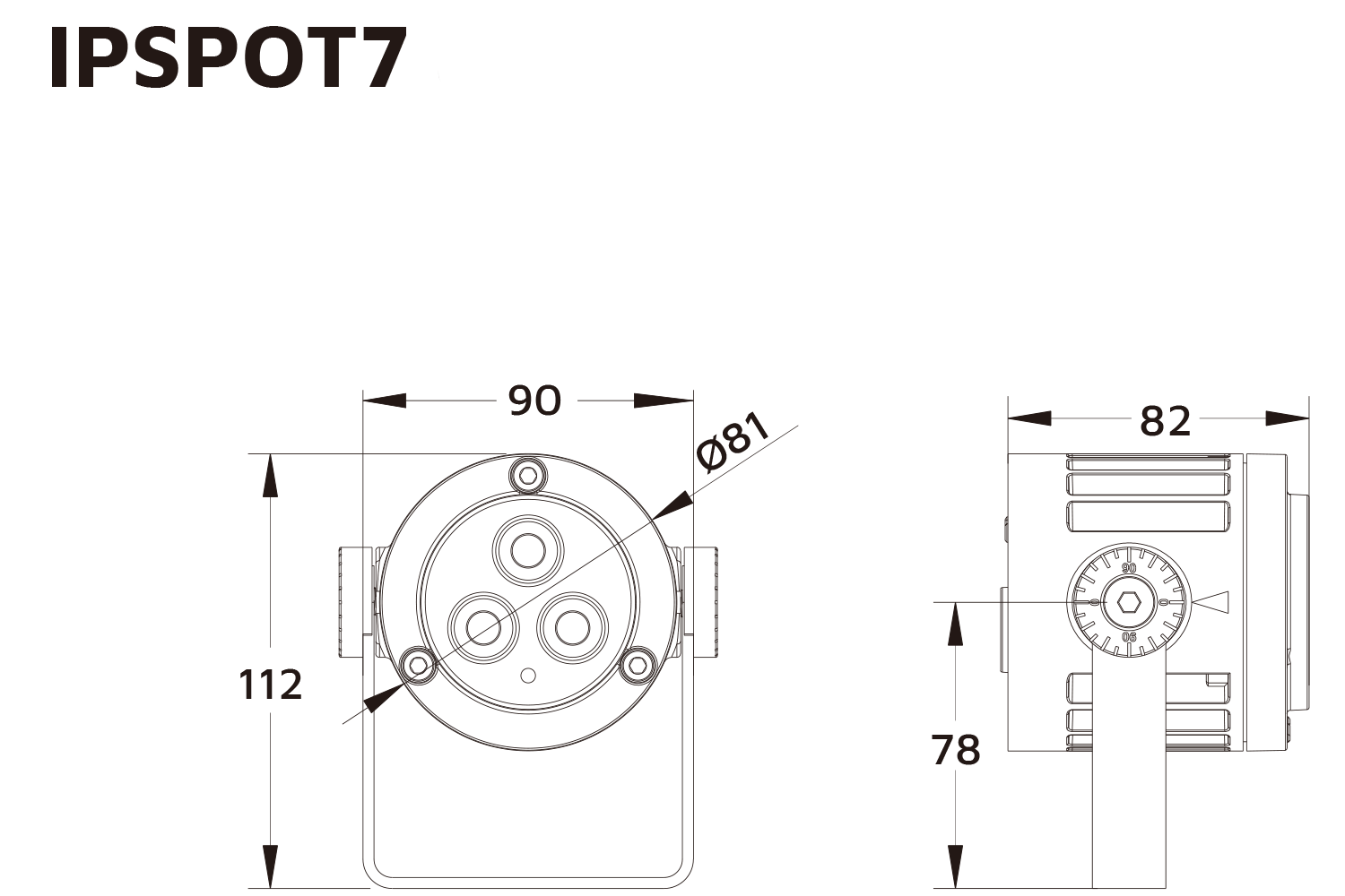 Event Lighting IP Spot Light