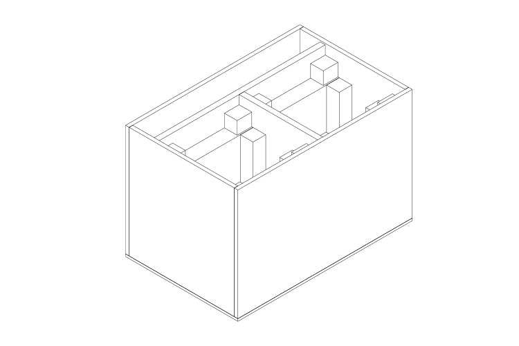 Event Lighting Lite LM2CASE180 Road Case for LM180 and LM150B