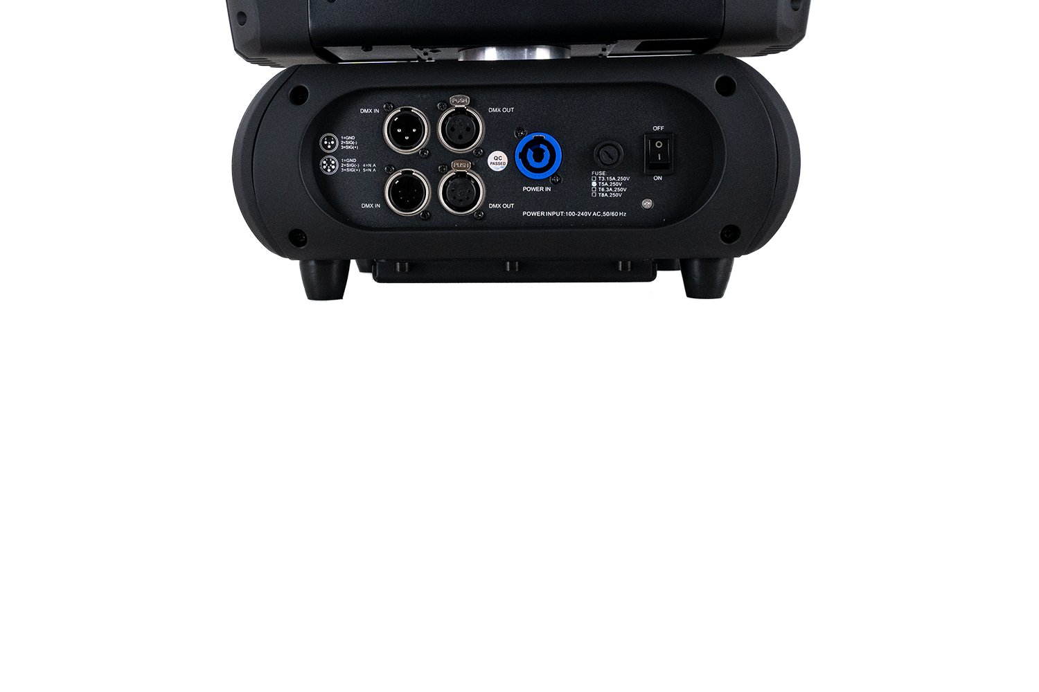 Event Lighting M1H420W hybrid moving head, back