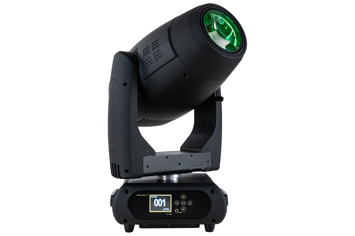 Event Lighting M1H420W hybrid moving head, hero, green
