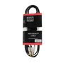 Event Audio MJ2RCA3 - 3m 2x RCA male to Mini Jack male signal lead - Red and Black ring packaged product 