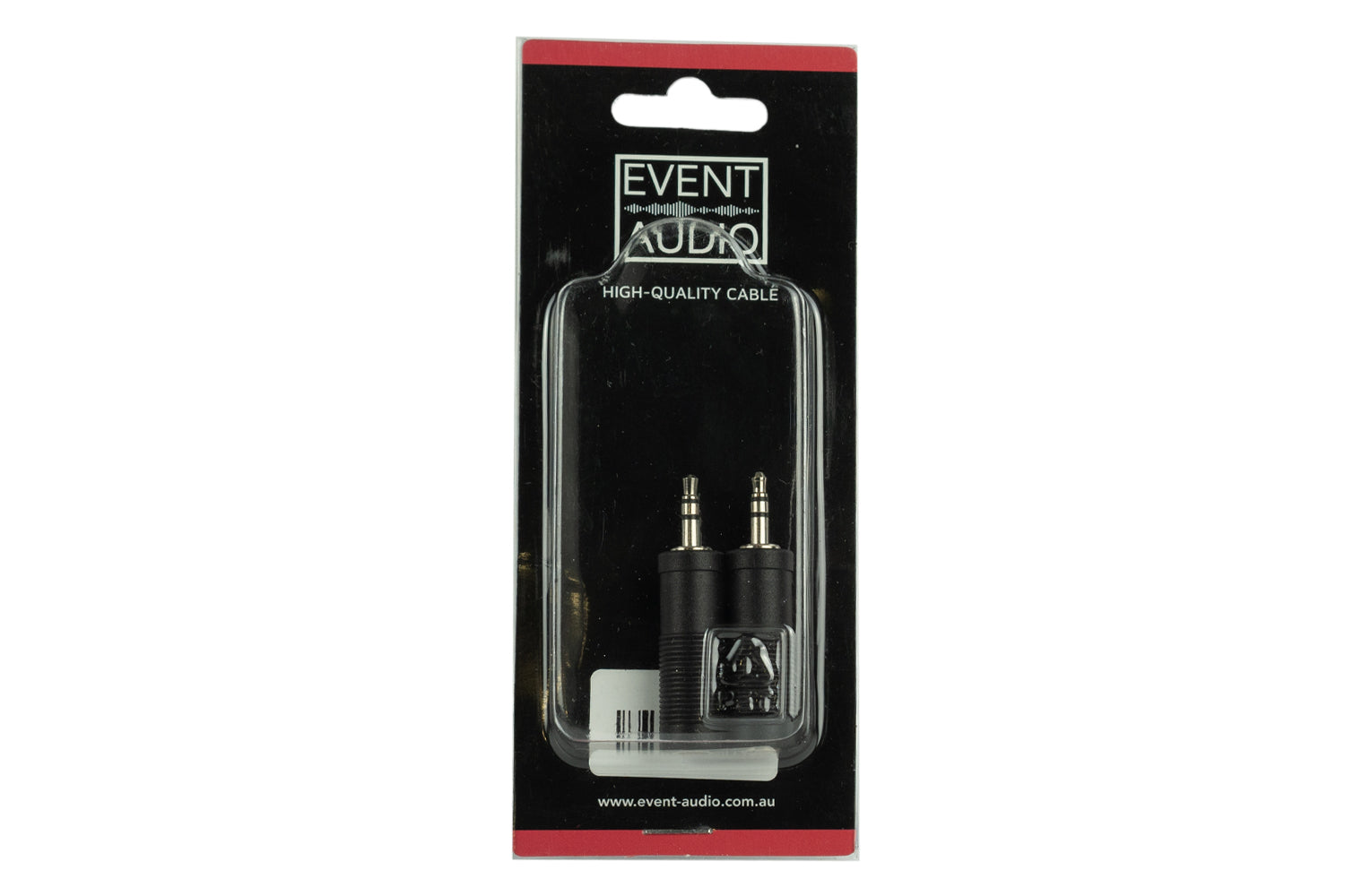 Event Audio MJJF - Pair of Mini Jack TRS Male to Jack Female Adaptors Packaging