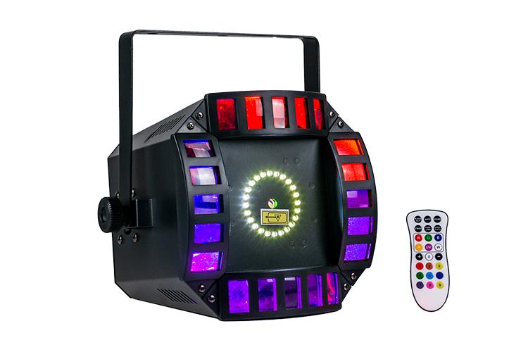 Event Lighting Lite ORBIT2 Effect Light with Derby, Strobe, Laser