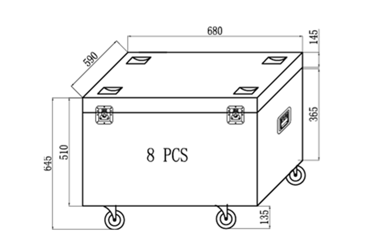 Event Lighting Road Case for Par 12