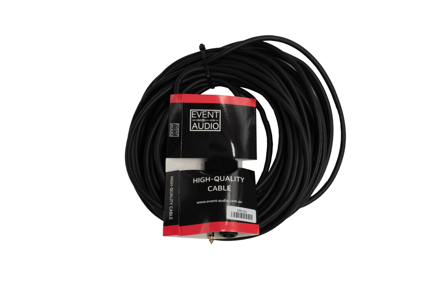 Event Audio SPKJ20 - 20m Speakon 4 Pin Male to Jack Male Speaker Lead - 1.5mm - Black Ring packaged product 