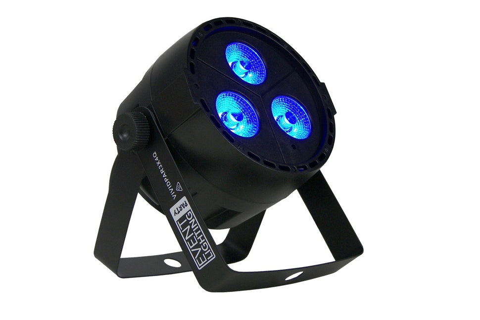 VIVIDPAR3X4Q - Indoor Party Par with 3 x 4W RGBW LEDs – Event Lighting