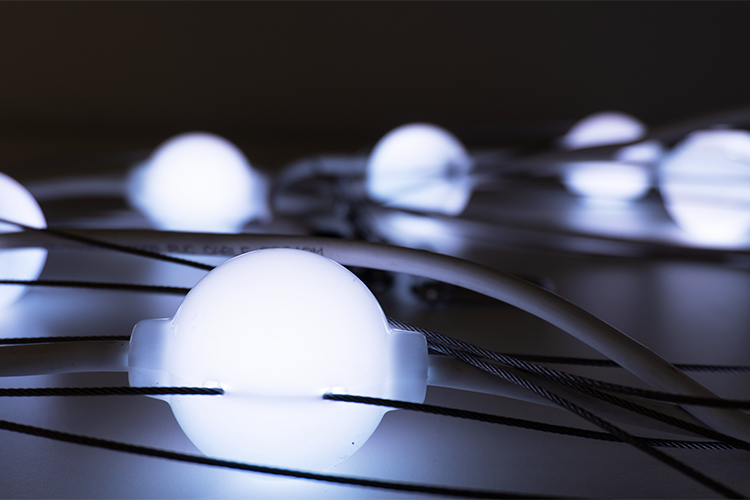Event Lighting PIXBALLS2 Outdoor Festoon Lighting System, white