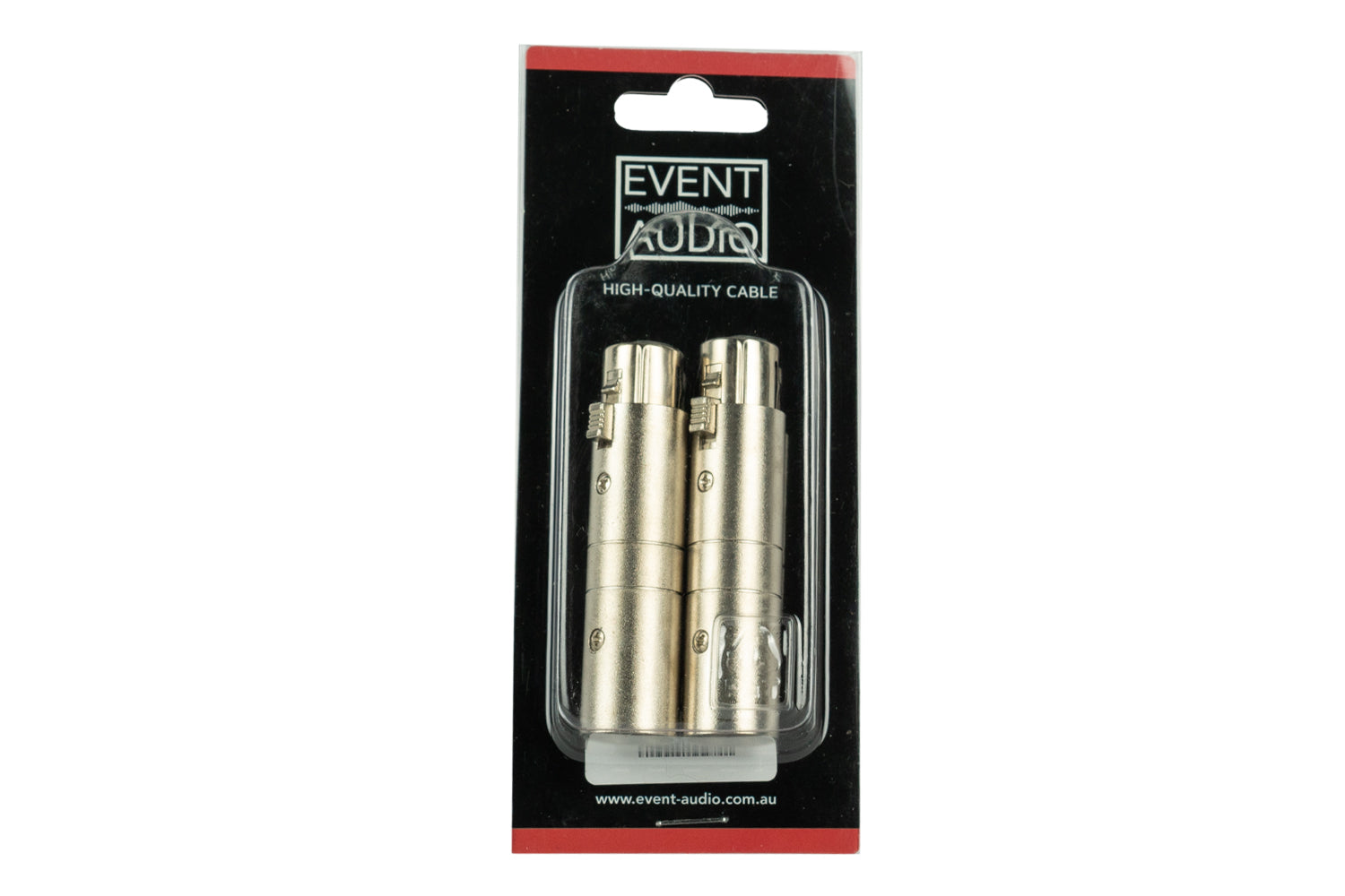 Event Audio XLR3MXLR5F - XLR 3 Pin Male to XLR 5 Pin Female Adaptors packaging