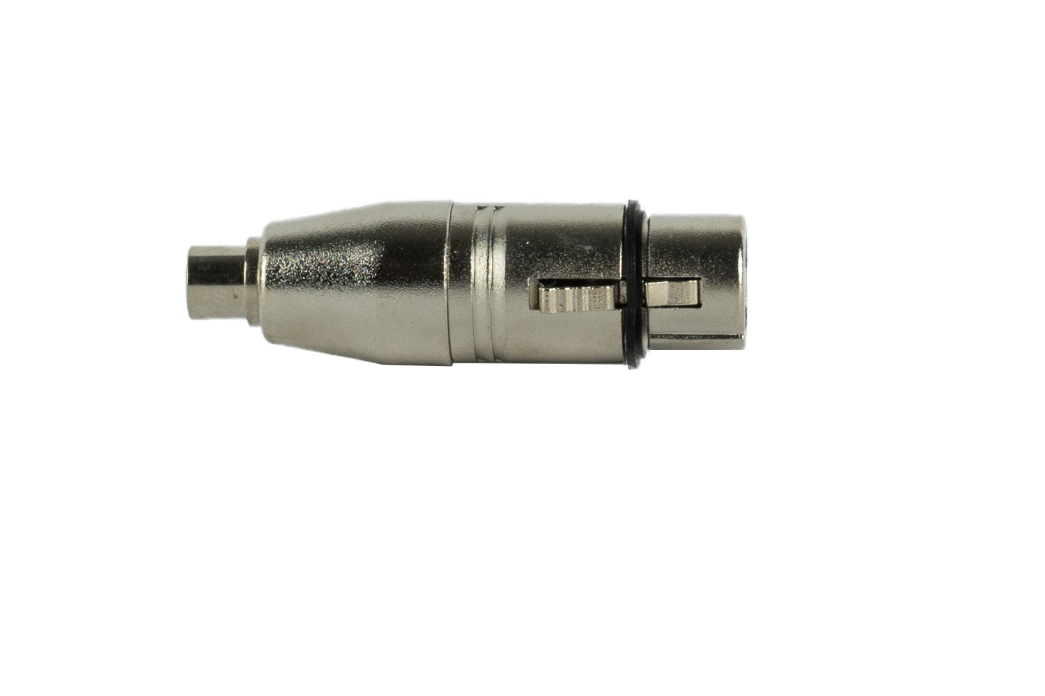 Event Audio XLRFRCAF - Pair of XLR 3 Pin Female to RCA Female Adaptors side view