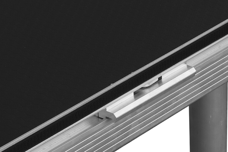 Event Lighting ST1203 - 1.22m x 0.305m Stage Top with rail lock system & recessed stage skirt velcro